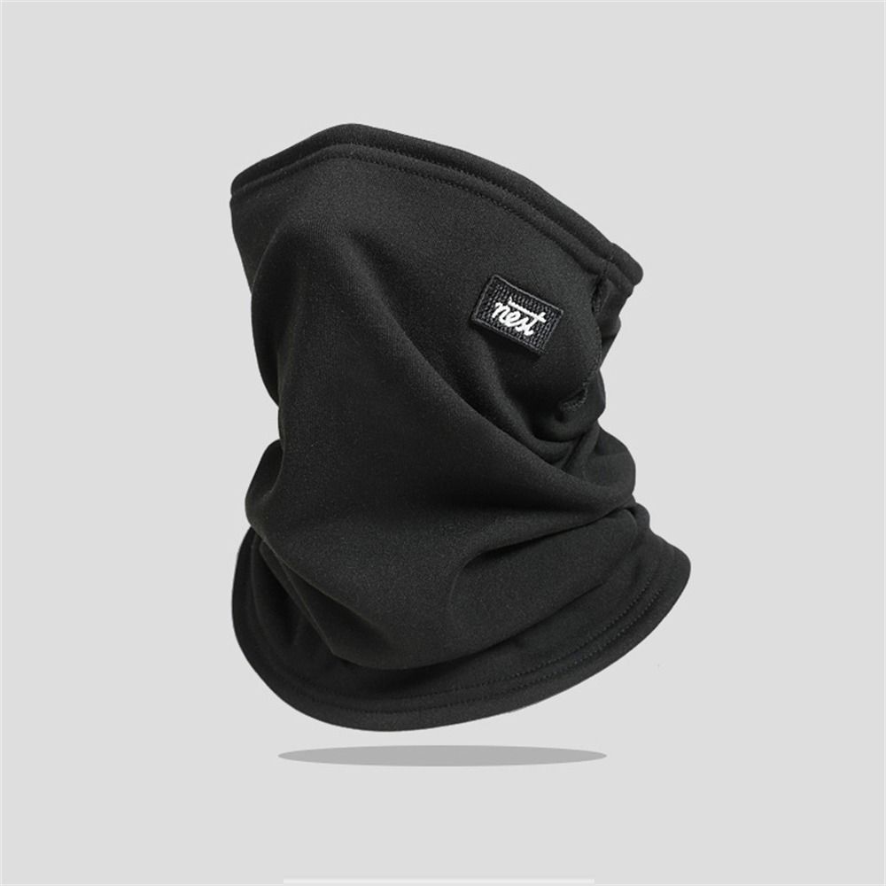 Solid Color Neck Gaiter Fleece Half Face Mask Fashion Ski Tube Scarf Men & Women