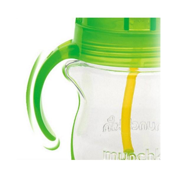Чашка соломенная Munchkin с ручкой, 207 мл. (цвет отправлен случайным образом), случайный цвет, 1 шт., 207 мл.
