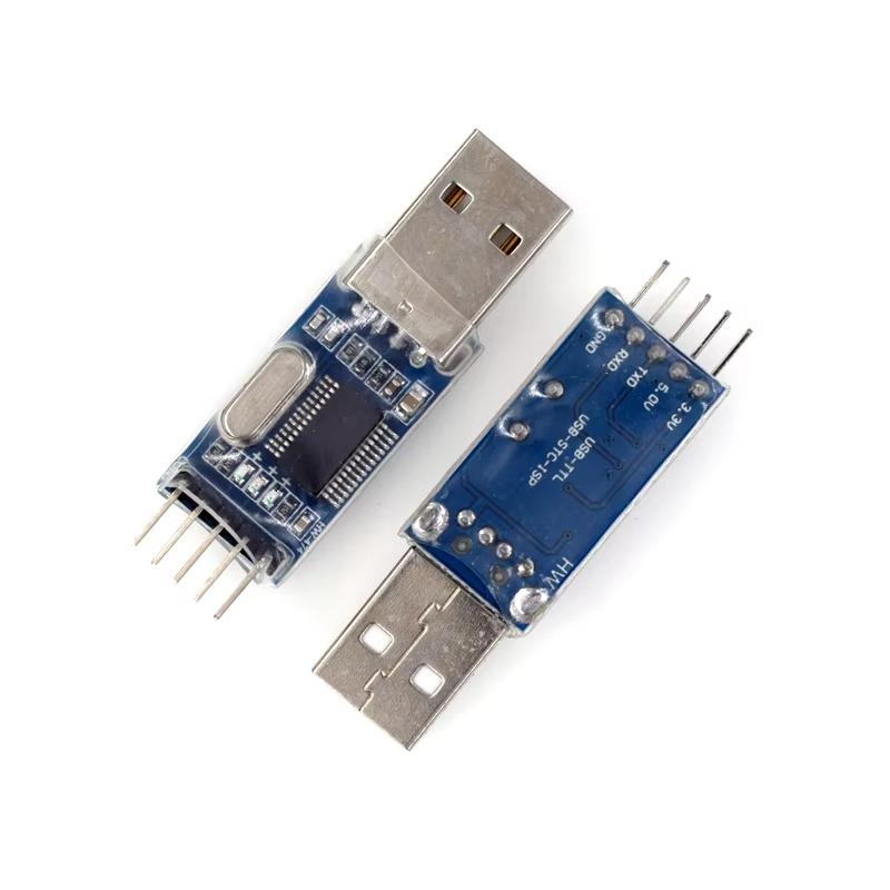 PL2303 USB в RS232 TTL Конвертер Адаптер Модуль DC 3.3V 5V PL2303HX STC Микроконтроллер Плата для Прошивки 1/2 шт.