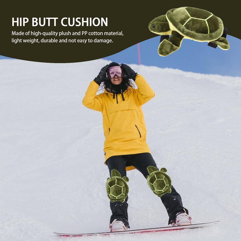 Kids Skating Protector Turtle Style Hip Pad Lightweight Breathable PP Cotton Material High Elasticity Non Deformable Skiing Butt
