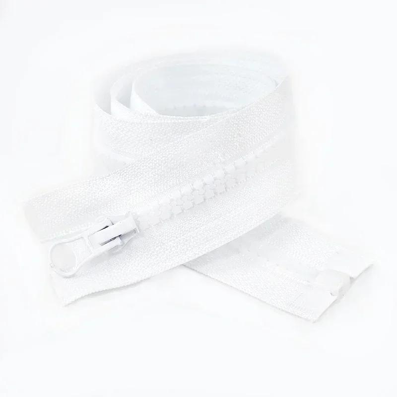 5# 8# 60-300 см Длинная пластиковая молния для шитья с одним/двумя бегунками, застежка-молния для палатки, пальто, одежды, аксессуар для ремонта