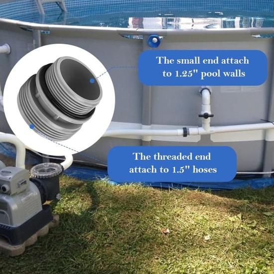 Pool Hose Adapter for Intex Swimming Pool Hose Conversion Connector Kit for Coleman Filter