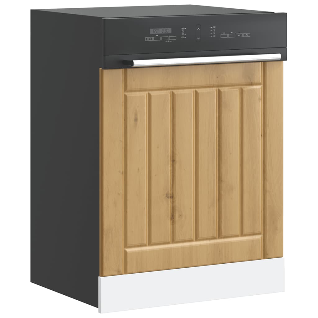 Dishwasher Panel Lucca Artisan Oak Wood Based Material