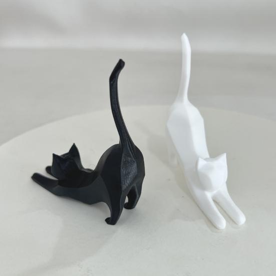 1/2/3 шт. Реалистичная скульптура кошки, напечатанная на 3D-принтере, ручной работы, имитация кошки, украшение для вечеринки, домашний декор, подарок для любителя кошек