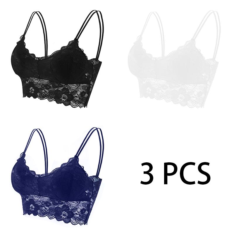 Fashion Sexy Sleeveless Vest Crochet Halter Lace Tank Tops Strappy Bralette Bra Cami Crop Top