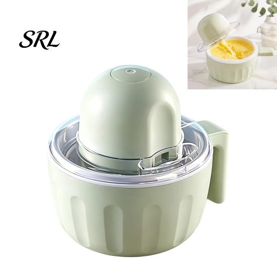 Quick Cold Drink Maker Ice Cream Mug, Cordless Machine, Rechargeable Built in Ingredient Feed Channel Mini Freezer Bowl for Homemade Gelato