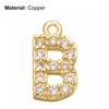 Necklace Pendant 26 Letters Rhinestones Jewelry Cute Sparkling Jewelry Pendant