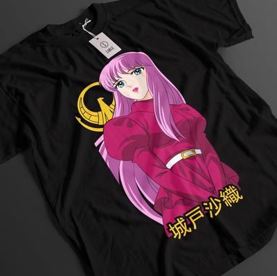 Футболка Saint Seiya Саори Кидо Футболка Хёга Футболка Сюн Икку Аниме Графическая футболка