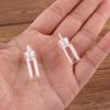 100pcs 11*22*6.5mm 1ml Mini Glass Wishing Bottles Tiny Jars Vials With Plastic Stopper