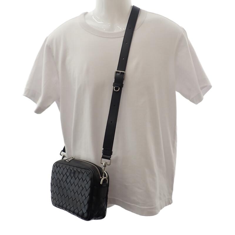 Bottega Veneta 755925V2HL18803 Сумка через плечо черная телячья кожа мужская