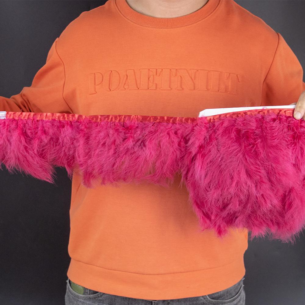 2 5 10 Метров цветной отделки из перьев марабу индейки 4-6 дюймов, бахрома из перьев для шитья, рукоделия, украшения свадебного платья для вечеринки