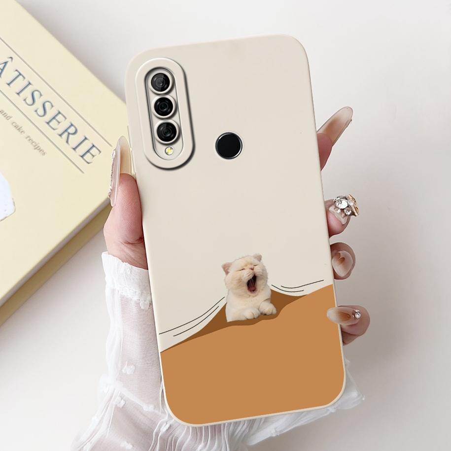 Чехол для Huawei P30 Lite MAR-LX1A Чехол Милый Мультяшный Защита Камеры Мягкий Чехол для Телефона Для Huawei P30Lite Nova 4e Honor 20S Capa