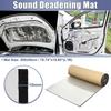 Uxcell Car Firewall Heat Sound Deadener Insulation Mat Aluminium Coating Cotton Self-adhesive Noise Insulation 5mm 10mm
