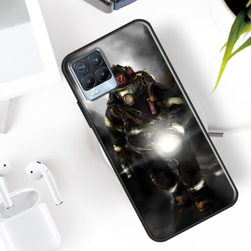 Чехол 'Герои-пожарные' для Realme 15 11 12 13 14 Pro Plus C63 C61 C55 C51 C53 C25 C65 C67 C71 C75 GT6 GT7 Pro