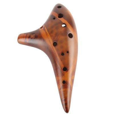 Окарина 12-отверстий альтовая флейта C духовой инструмент естественный звук легко научиться раннее детское образование