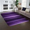 Фиолетовый полосатый ковер для гостиной, декоративный ковер, противоскользящий коврик для пола, ковры для спальни, модный и минималистичный ковер