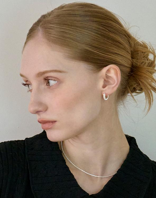 Серьги Attica Raw Botanica / Ebs042