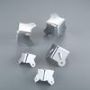 4Pcs Metal Luggage Air Box Aviation Corners Brackets Toolbox Wooden Jewelry Box Iron Angle Brace Corner Edge Protectors Covers