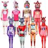 Костюм FNAF Детский Пять Ночей с Фредди Комбинезон Косплей Кошмарный Бонни Фнаф Фезбер В Фредди Аниме Карнавальный Подарок Для Детей
