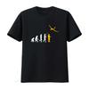 Evolutionary RC Model Sailplane Airplane Glider Pilot T Shirt Unique Design for Aviation Enthusiasts Vintage Washed Versatile