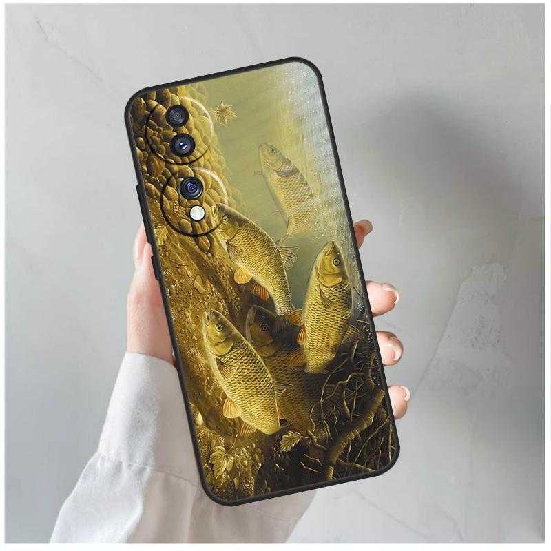 Чехол для телефона Рыба Карп для Honor X8b X9b X8 X9 X6a X7a X8a X9a Honor Magic 6 Pro 5 Lite 50 70 90