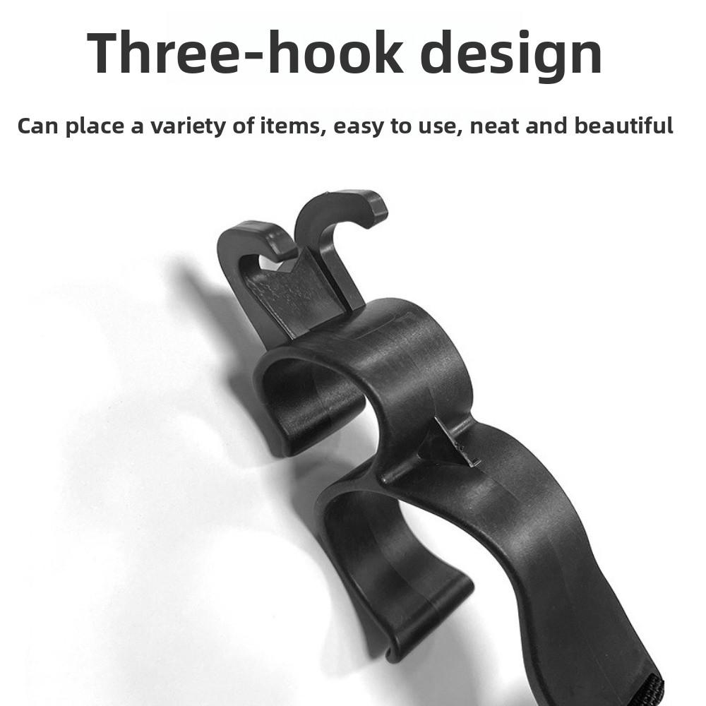 2pcs Adjustable Length Car Back Seat Hook Umbrella Holder Seat Back Storage Hook Auto Interior Tool