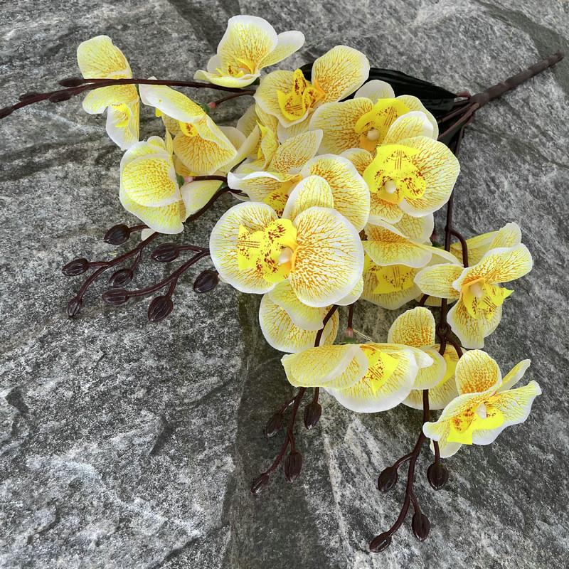 Bouquet Simulated Orchid For Wedding Decoration Home Living Room Arrangement