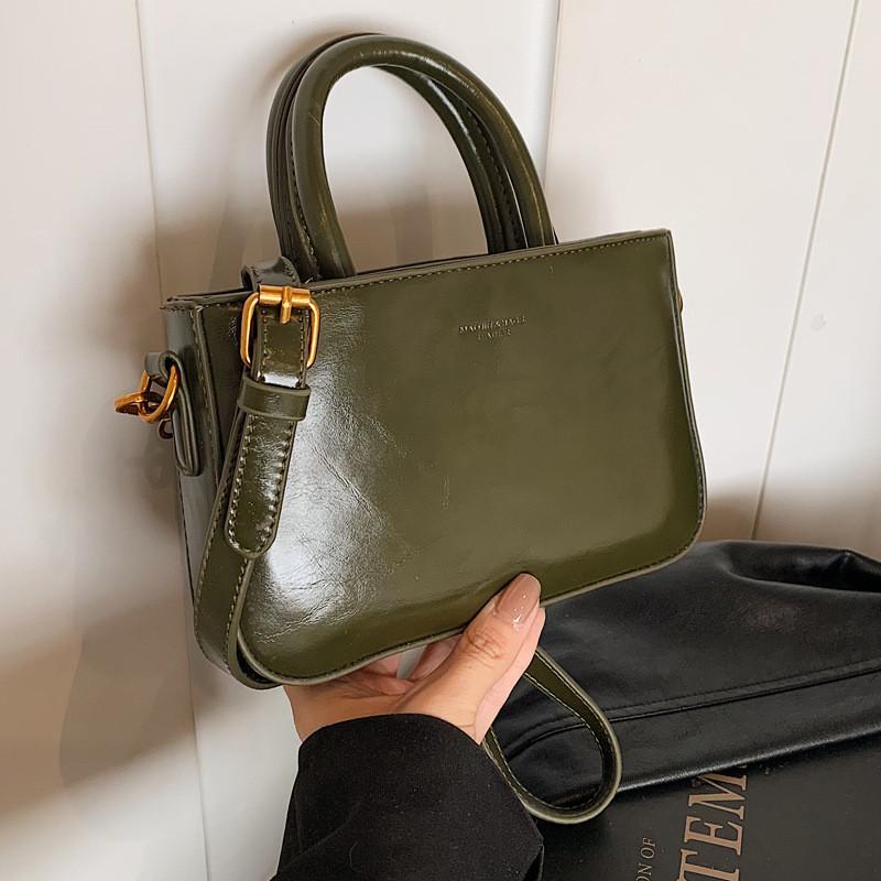 Ielgy Autumn Winter All-Match Fashion Cross-Body Portable Bucket Bag