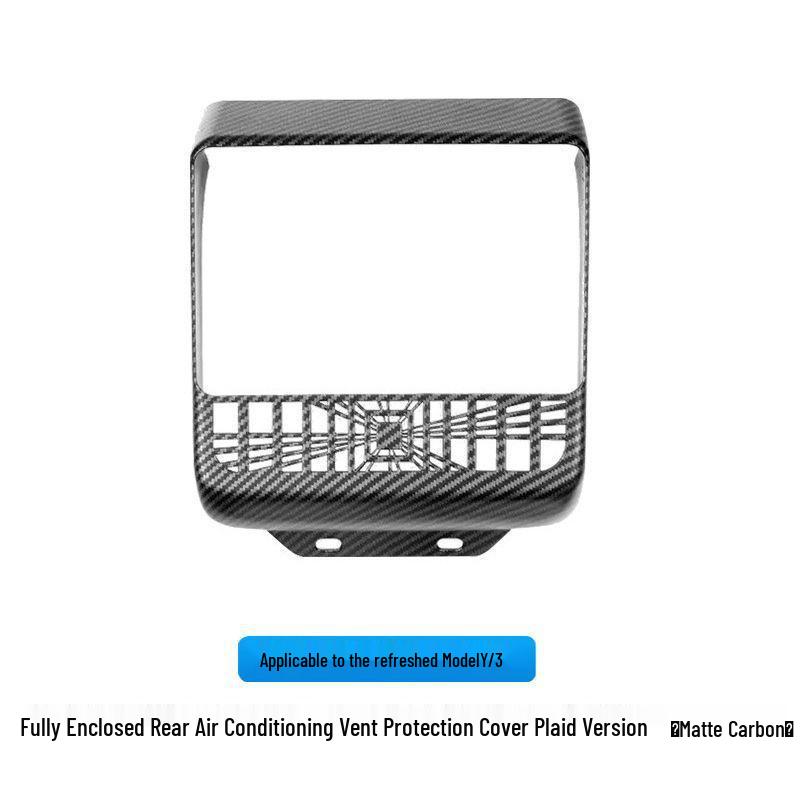 MYModel3 Rear Console Screen & Air Vent Protective Mesh Cover