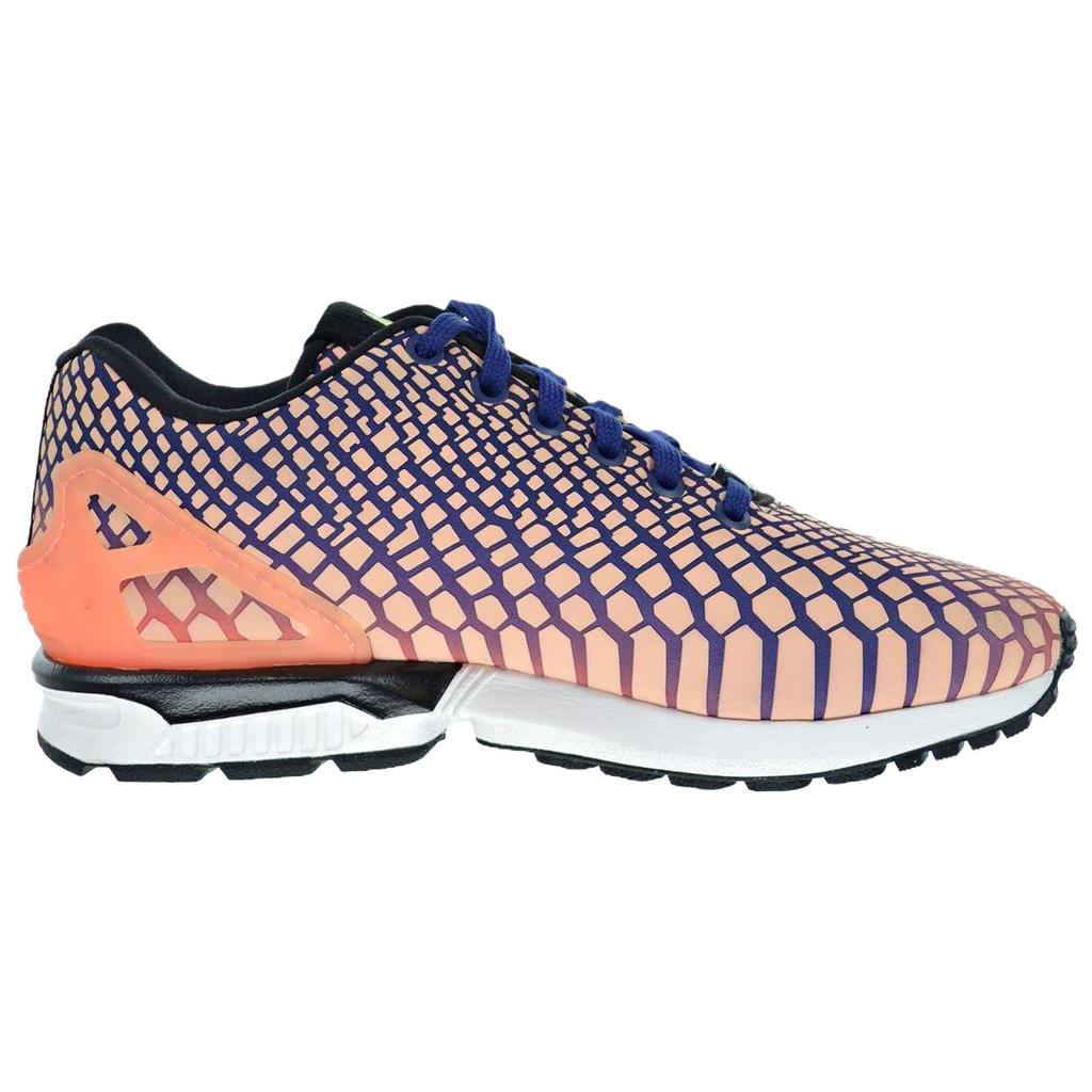 adidas Оригинальные ZX Flux Sunglo Удобные Универсальные Повседневная Обувь для Стиля Жизни Женские кроссовки Розовый Оранжевый Черный AQ8230