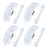 Pack of 4 Sliding Window Sash Lock for Vertical and Horizontal Window White Sturdy Aluminum Alloy Materials Daily Use