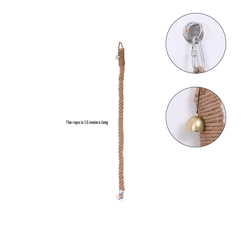 Всесезонное износостойкое дерево для кошек с утолщенным сизалевым канатом и когтеточкой