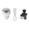 Air Switch Button Kits Garbage Disposal Parts Jetted Jet with 1M Hose Sink Top