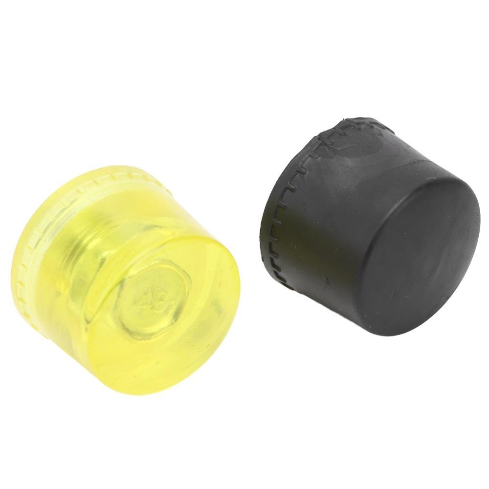 4PCS Replaceable Rubber Striking Head Flexible Mallet Accessories Dead Blow Hammer