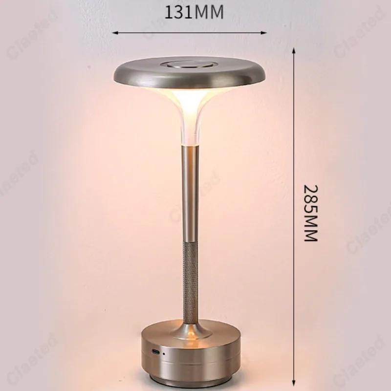 New LED Touch Atmosphere Charging Desk Lamp Bedroom Bedside Lamp Study Room Reading Room Dining Room Bar Decoration Lighting