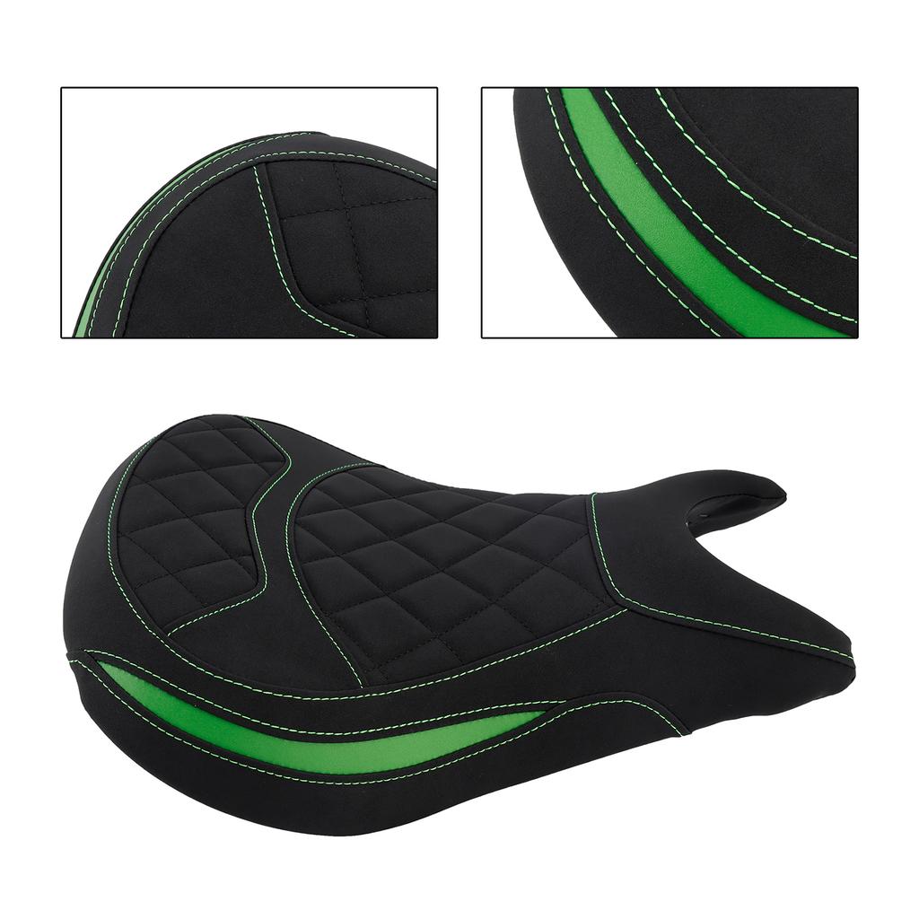 Front Raider Seat Driver Cushion Lower Green For Kawasaki Eliminator 500 24-25