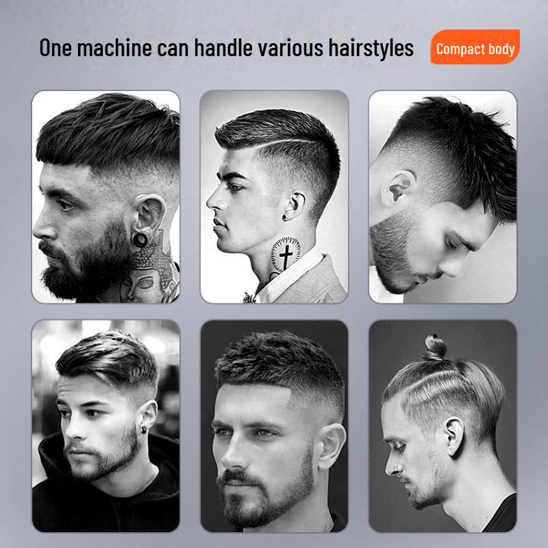Мужская электрическая машинка для стрижки волос Retro T9 для самостоятельного бритья и профессионального использования в салонах