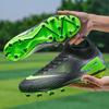 Новые футбольные бутсы с высоким верхом, мужские и женские длинные шипы, для молодых и молодых сломанных шипов, тренировочные футбольные бутсы для соревнований по спорту на открытом воздухе