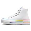 Кроссовки Chuck Taylor All Star Lift High Pride - Proud to Be Unisex White Fresh-Yellow Gnarly Blue A06031C
