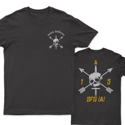 5TH Special Forces Group SFGA Nous Defions TShirt Summer Cotton ONeck Short Sleeve Unisexs T Shirt New Unisexs Tshirt