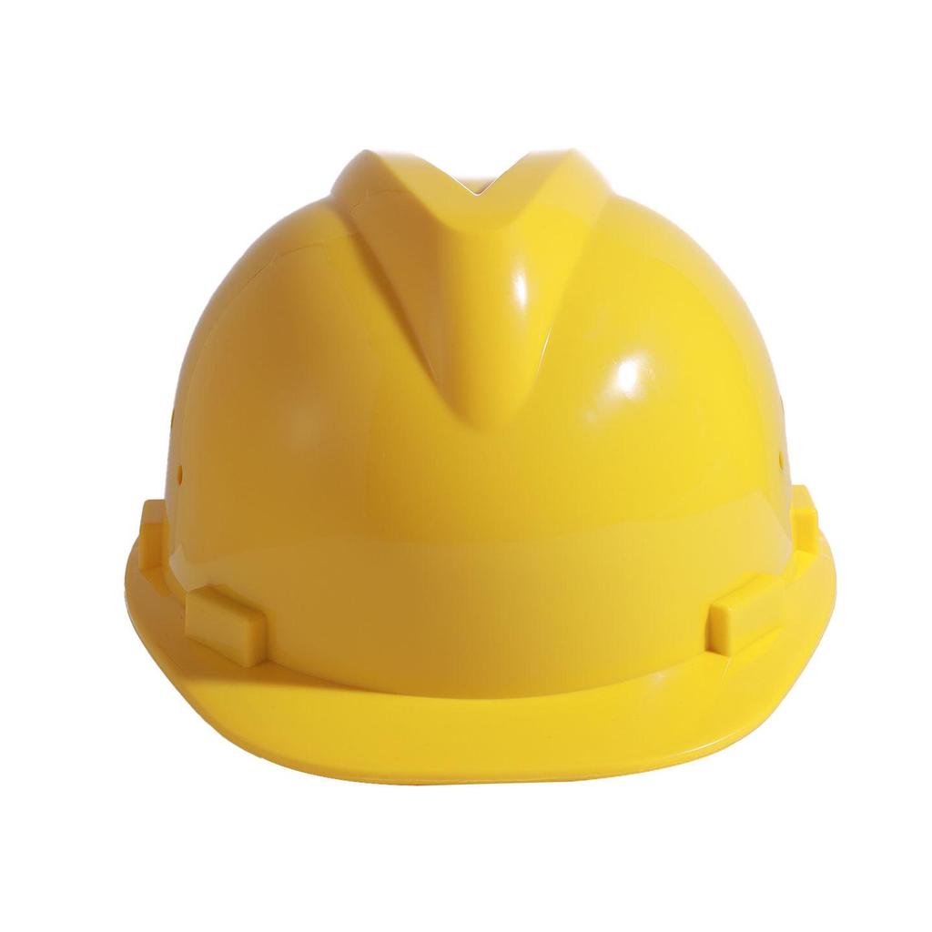 Iron Head Kung Fu Classic V-Shaped Breathable Anti-Smash Safety Helmet with Printing for Construction and Labor Protection.