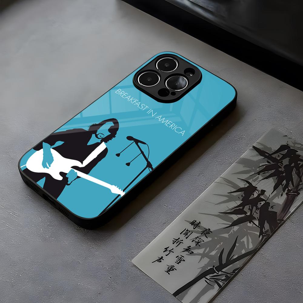 Supertramp Breakfast In America Phone Case Tempered Glass For IPhone 15 17 16 14 12 13 11 Pro XS Max Plus Mini X Cover
