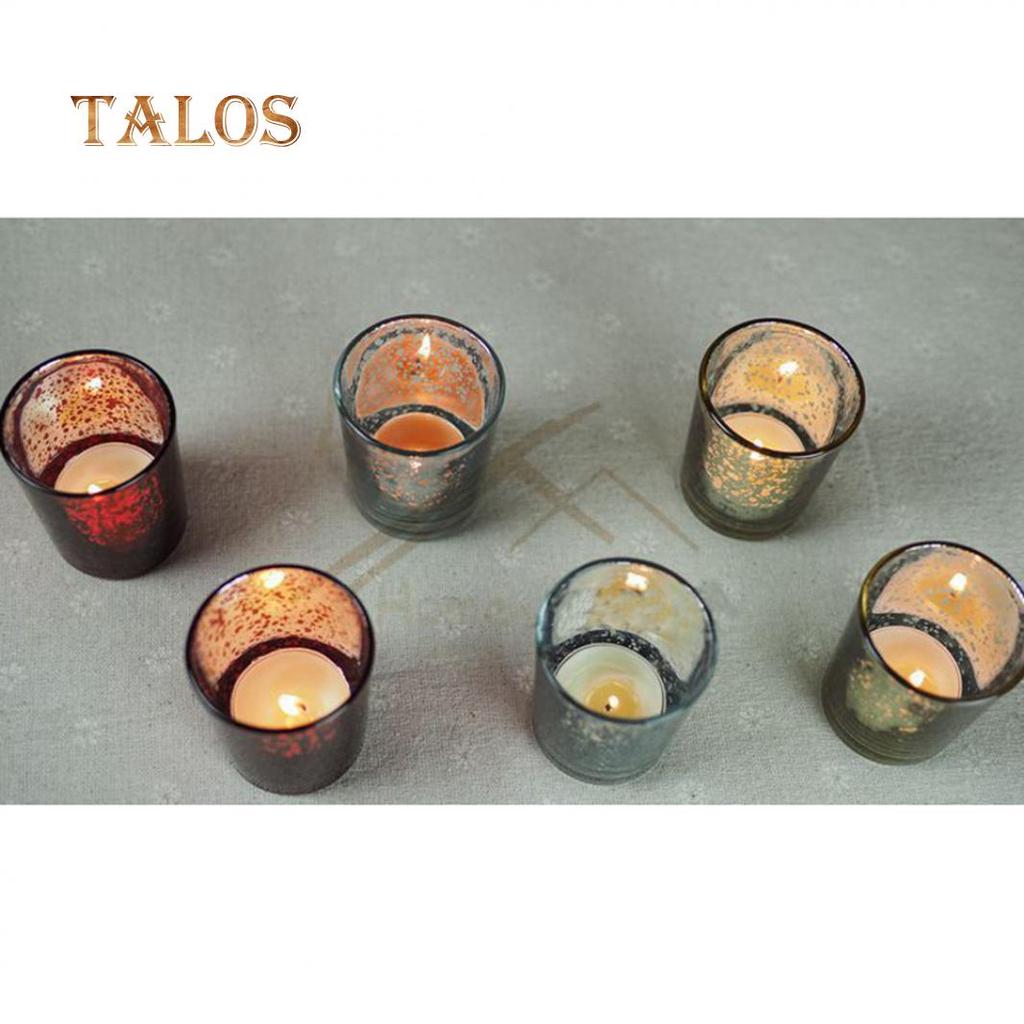 Mosaic Glass Tealight Votive Candle Holder for Wedding Party Bar Home Decor Decoration