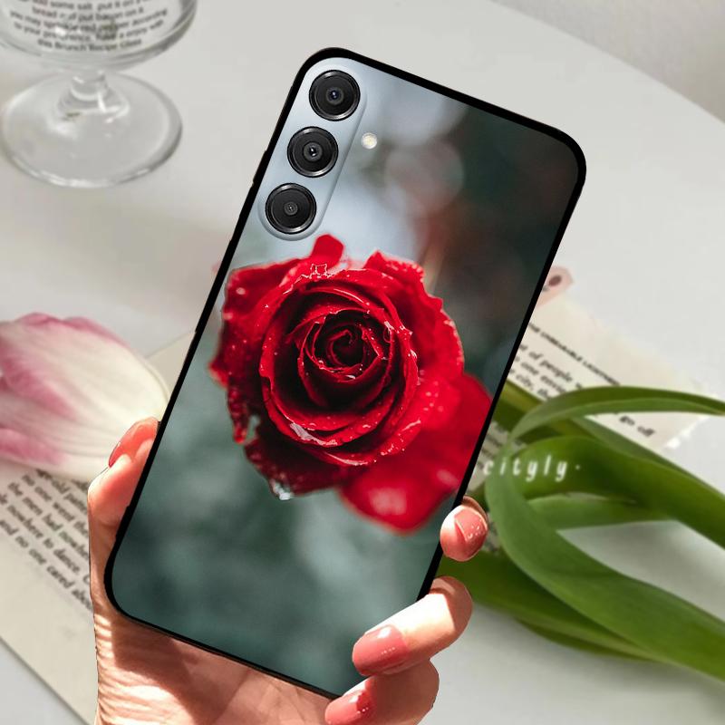 Чехол для Samsung Galaxy M35 5G SM-M356B Милый Животный Силиконовый ТПУ Матовый Чехол для Телефона Для Samsung M55 M55S M34 Бампер Оболочка