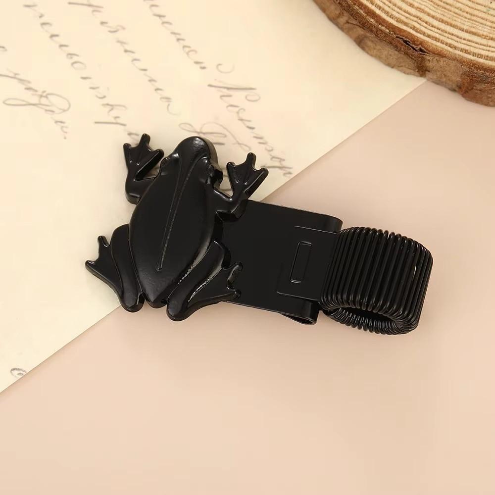 Spring Loaded Metal Pen Holder Animal Theme Bookmark Clip Vintage Frog Pen Clip School Supplies