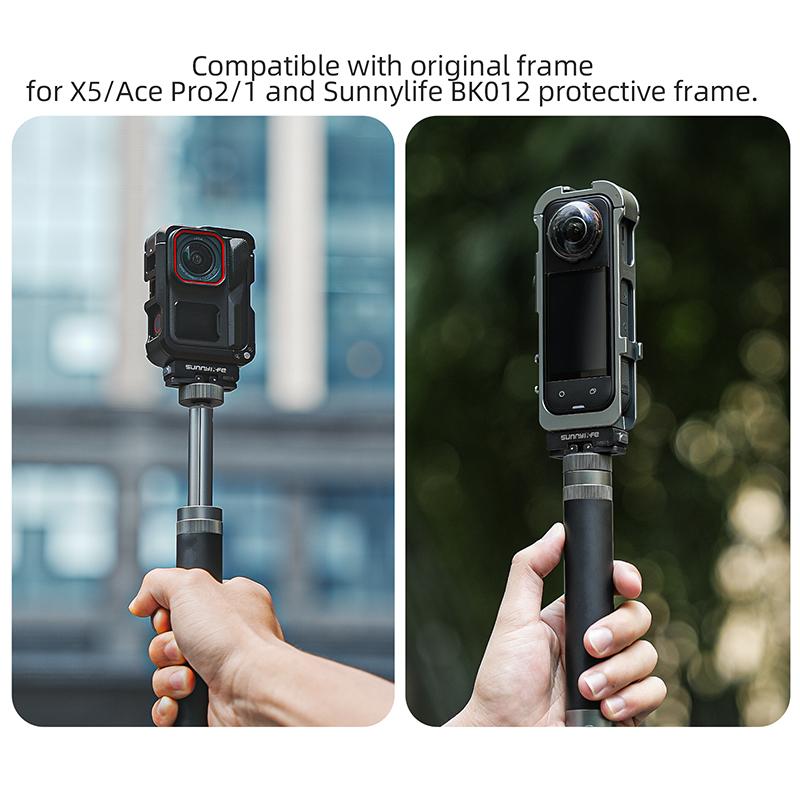 Magnetic Quick Release Mount For Insta360 X5/Ace Pro 2/Ace/Ace Pro Adapter Base Sports Camera Holder Bracket Accessories