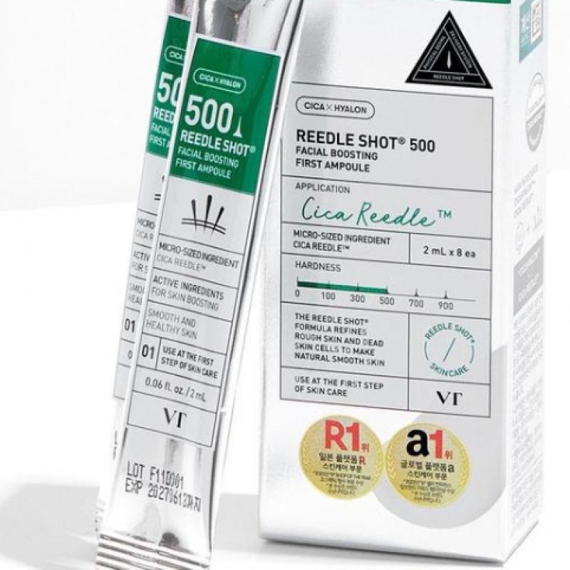 Vt Riddleshot 500 Facial Boosting First Ampoule 2ml 8 Pack