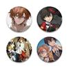 32/44/58 мм Булавка Bungo Stray Dogs Круглая мультяшная брошь ручной работы для рюкзака, одежды, аксессуаров, аниме-коллекции, значков, украшений