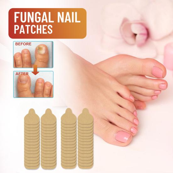 32 Pcs/Bag Toe Care Patches Safe Gentle Nail Fungus Relief Improve Nail Appearance Strengthen Nails Night Fungus Nail Patches