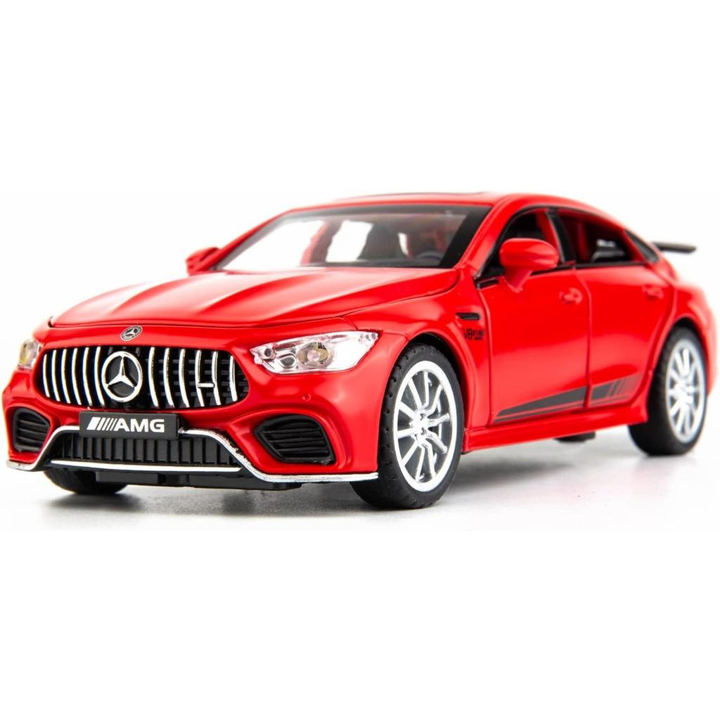 1/32 Benz AMG GT63 Модель автомобиля Литой игрушечный автомобиль с откидным механизмом, звуком и светом, дверь может открываться, игрушечный автомобиль для детей, подарок